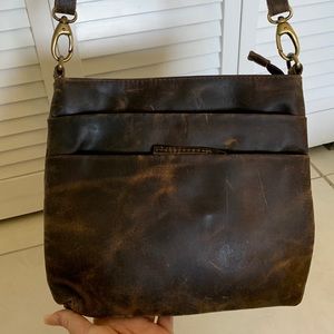 Brown leather bag